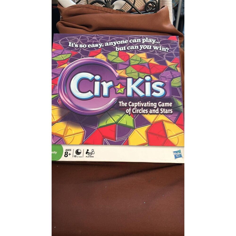 Cir Kis Captivating Game Of Circles & Stars Hasbro Parker Brothers Complete Exc